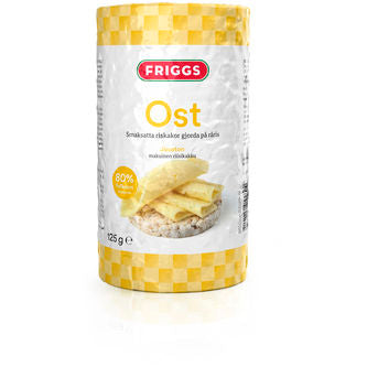 Riskakor Mild Ostsmak Friggs 125g (Rice Cakes, Mild Cheese)