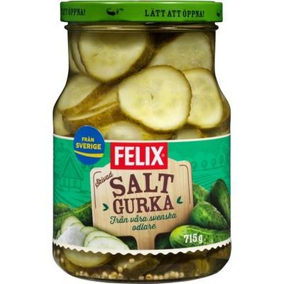 Pickled Gherkin (Saltgurka) Sliced