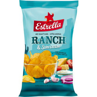 Ranch & Sourcream Chips OLW 175g