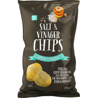 Salt & Vinäger Chips 200g