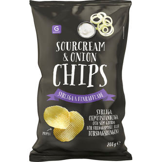 Chips Sourcream & Onion 200g